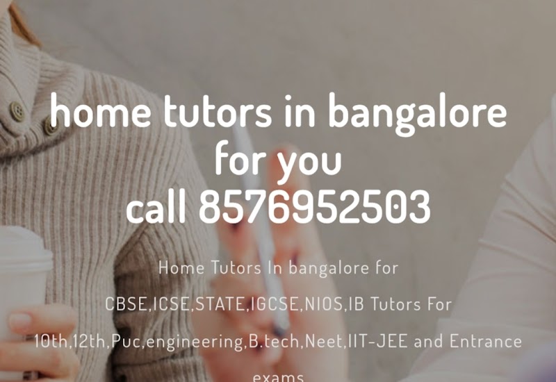 Home Tutors In Bangalore