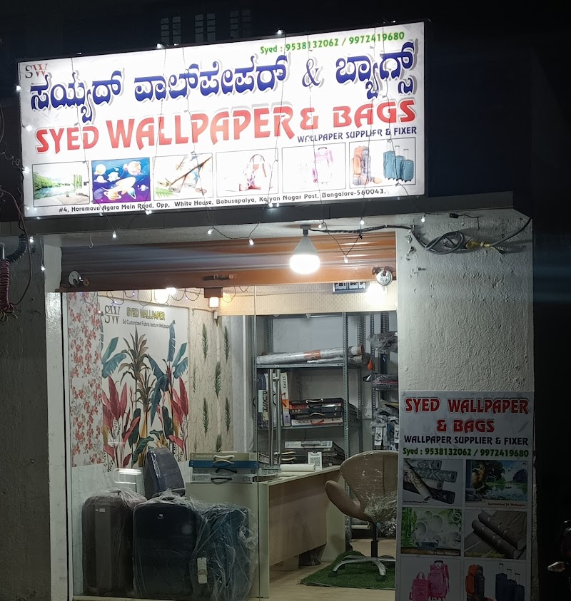 SYED Wallpaper and Bags