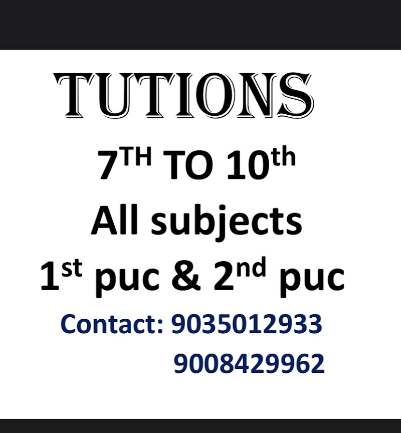 TUITIONS / tutorials