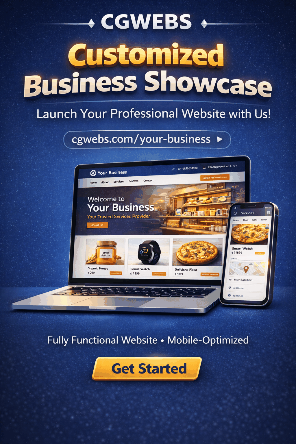 Customized Business Showcase